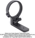 CNC Machined Lens Collar Tripod Mount Ring ARCA Fit K10262