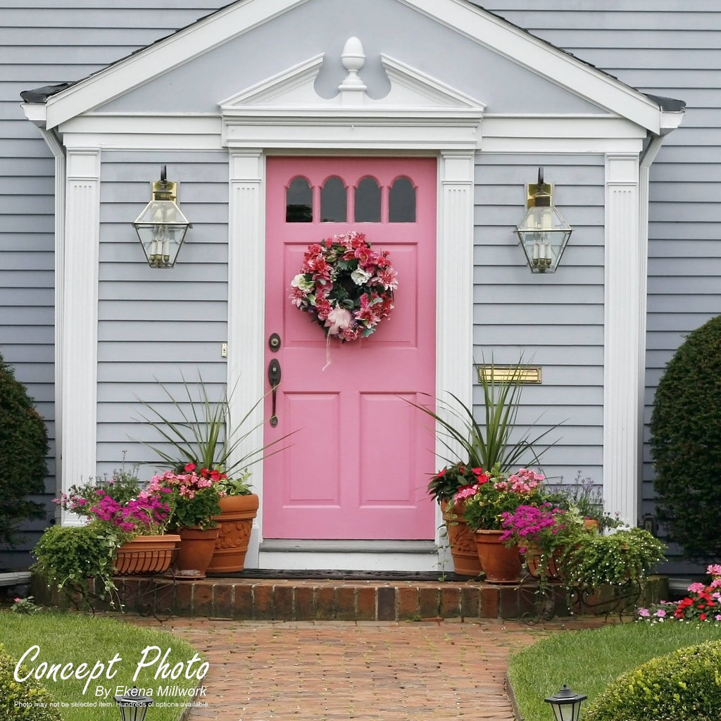 Fluted PVC Pilaster with Capital & Base (Pair) W896371