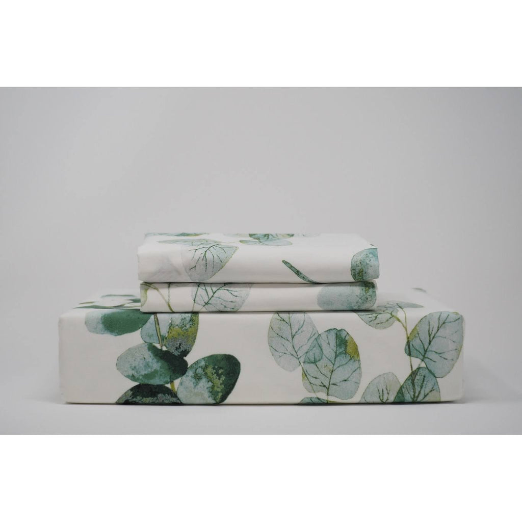 Green Twin Eucalyptus Duvet Cover Set N77141