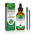 Cold Pressed Pure Castor Oil in Glass Bottle E751373