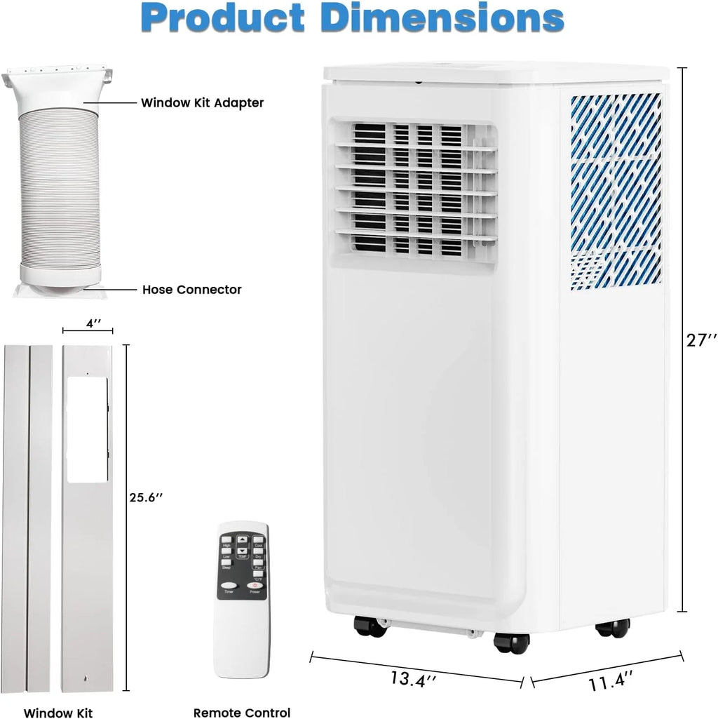 10000 BTU Portable Indoor Air Conditioner with Remote Control A255851