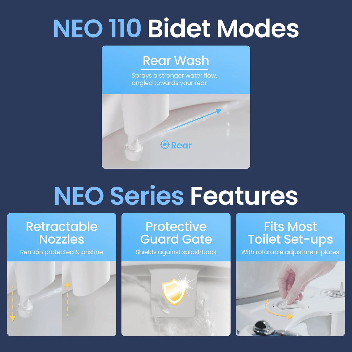 Non-Electric Bidet Attachment with Adjustable Water Pressure Z935