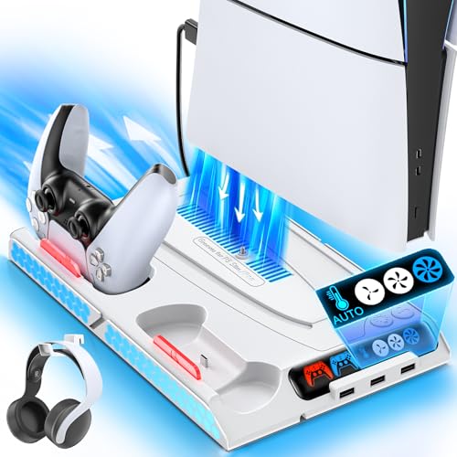 PS5 Cooling Station with Dual Charger Station S317