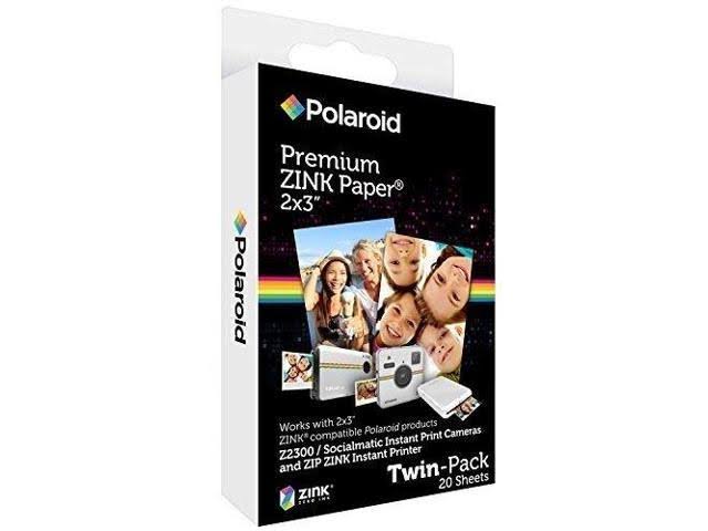 Blue Instant Camera with Zink Paper (20 Pack) Y99739