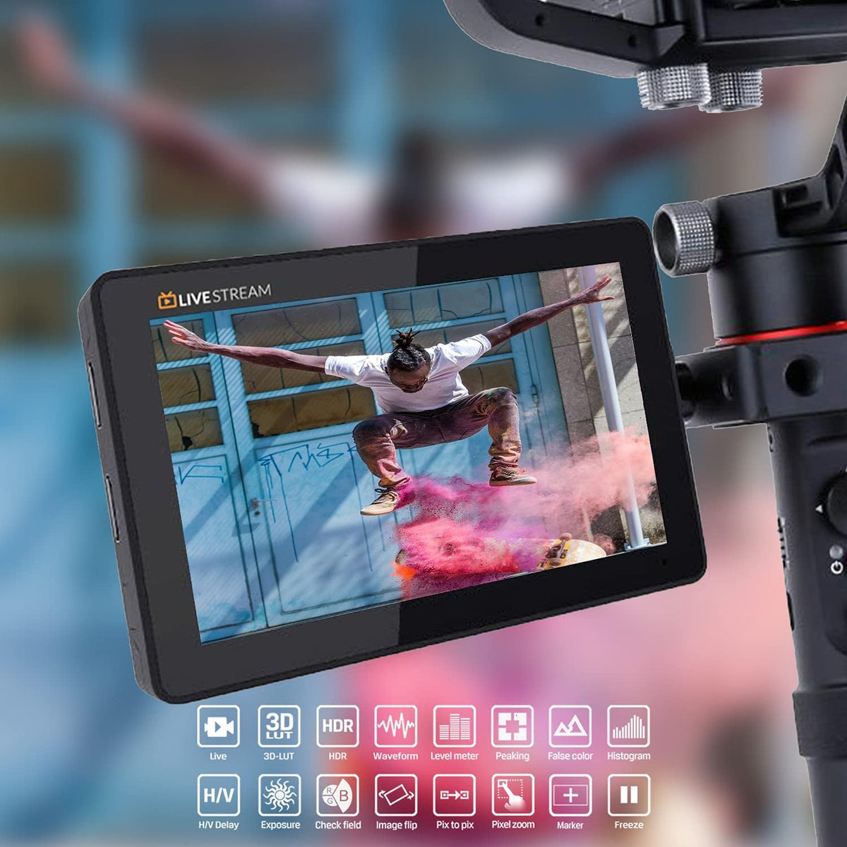 Black Mini 5 Inch 4k HDMI Camera Monitor M11045