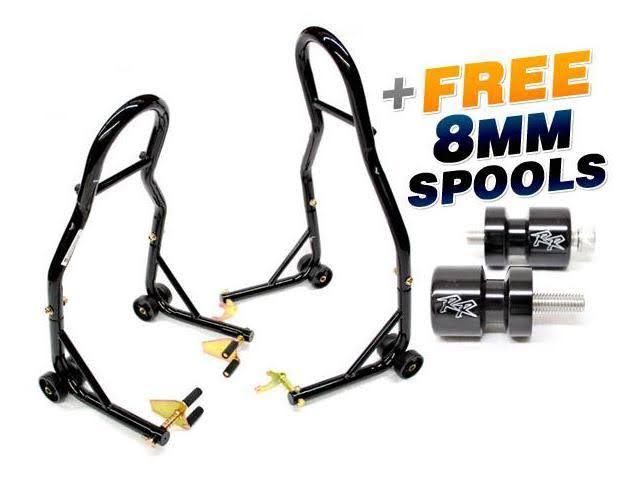 Motorcycle Front+Rear Dual Lift Stand with Spools I433465