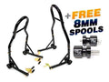 Motorcycle Front+Rear Dual Lift Stand with Spools I433465