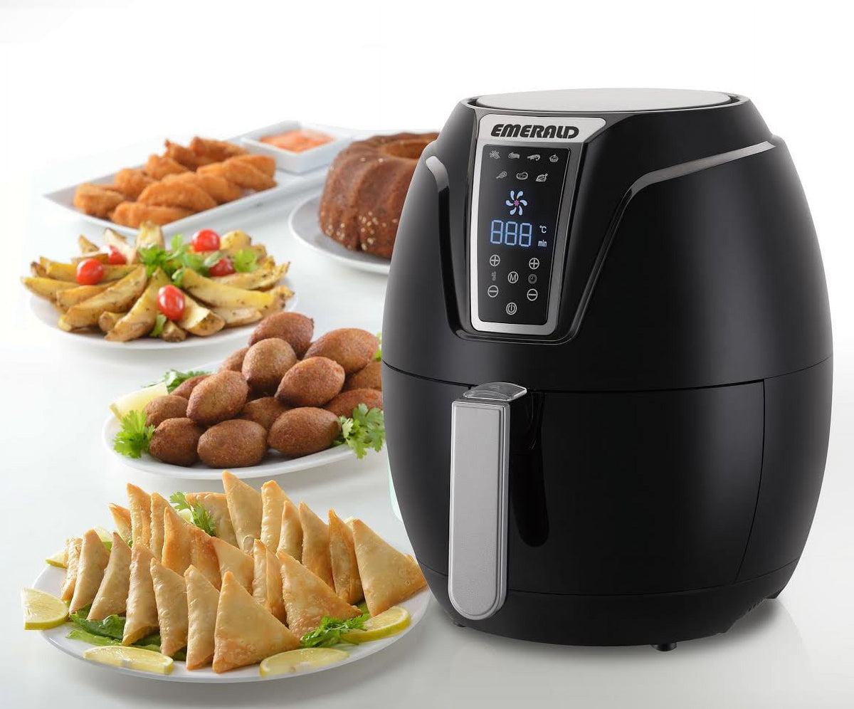 Emerald Air Fryer with Digital LED Touch Display 1400 Watts 3.2L Capacity P5743