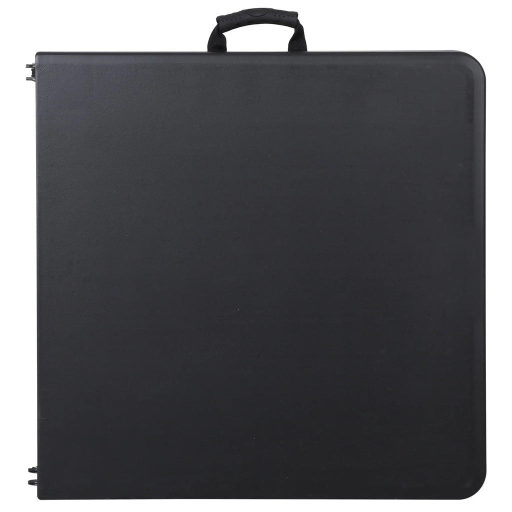 4 Ft Black Folding Plastic Table O6709
