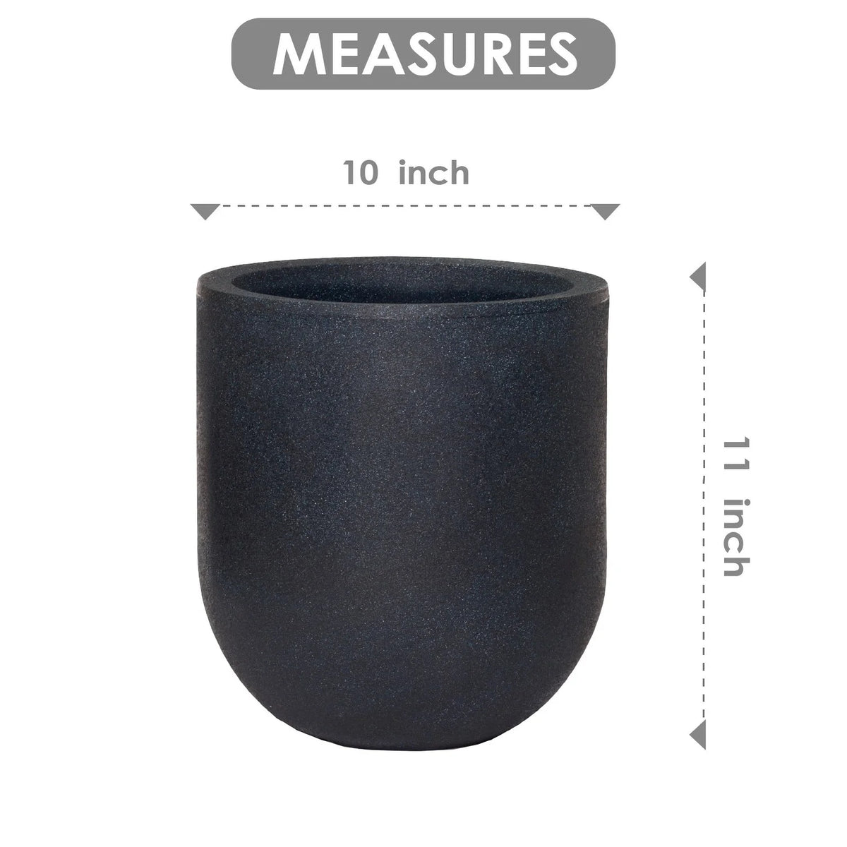 11 in Cylindro Plastic Planter H798