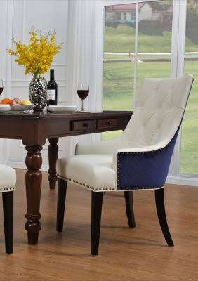 Button Tufted PU Leather Dining Side Chair C561446