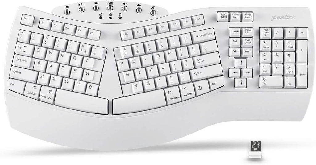 Ergonomic Split Keyboard, Black, US English Layout, Pack of 2 G641