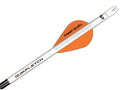 100 Pack White Orange Archery Vanes V795035