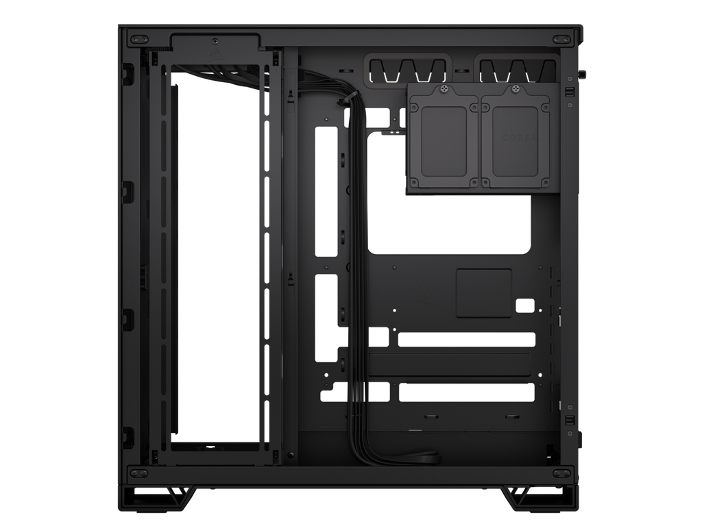 Black Super Mid-Tower Tempered Glass Airflow Case S7129
