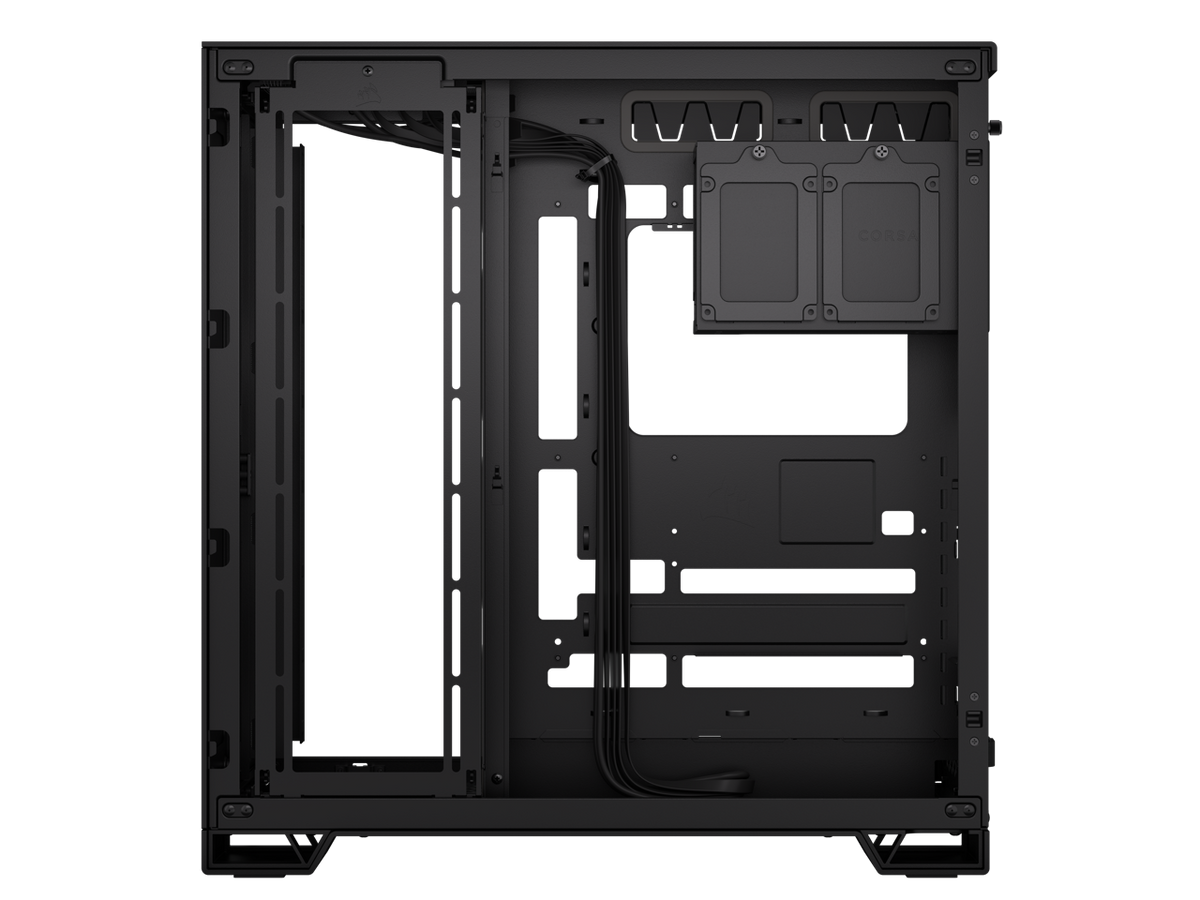 Black Super Mid-Tower Tempered Glass Airflow Case S7129