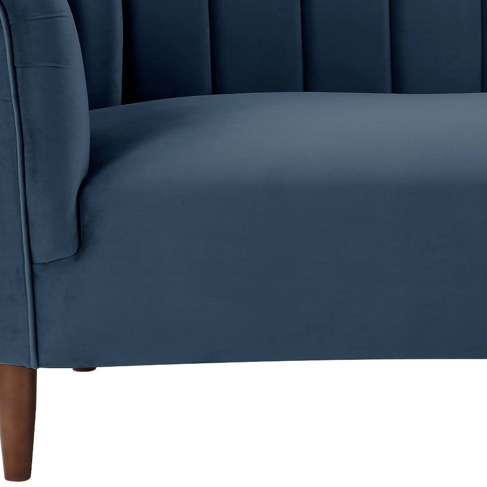 Blue & Black Upholstery & Resin Sofa C595465