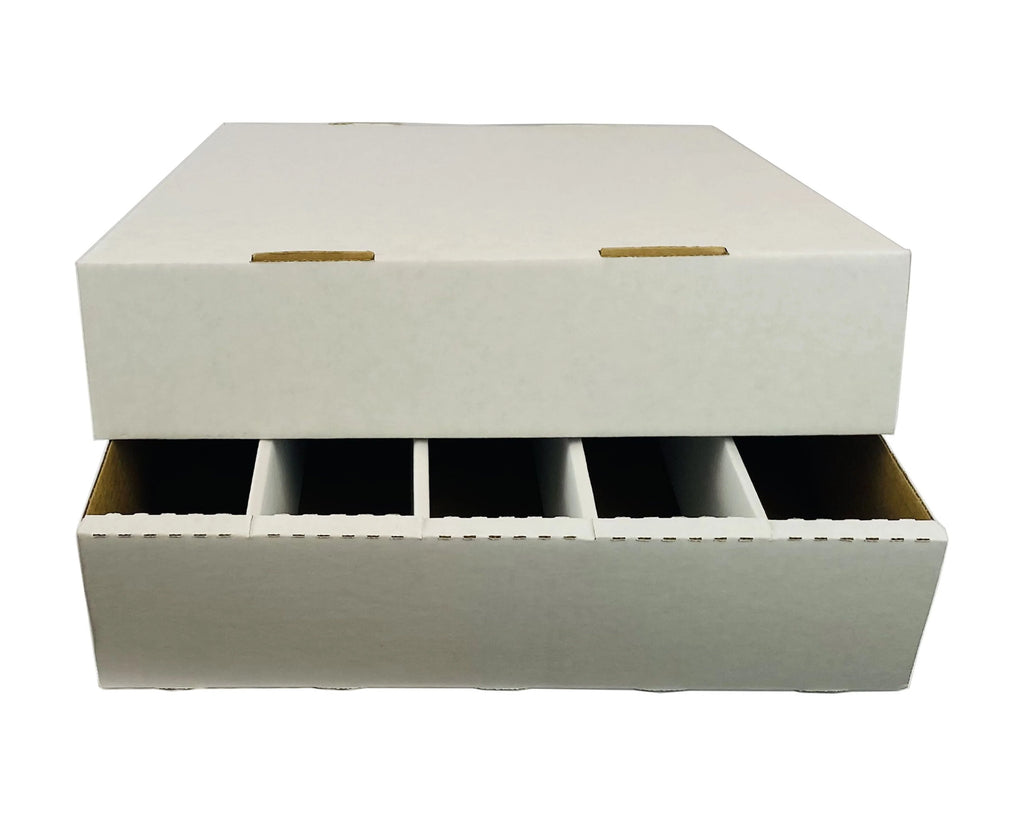 25 - 5000ct 5-Row Cardboard Trading Card Storage Boxes X184710
