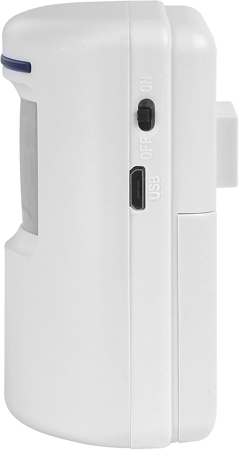 Wireless Infrared Motion Sensor Door Alarm with LED Indicators, Pack of 2 X321