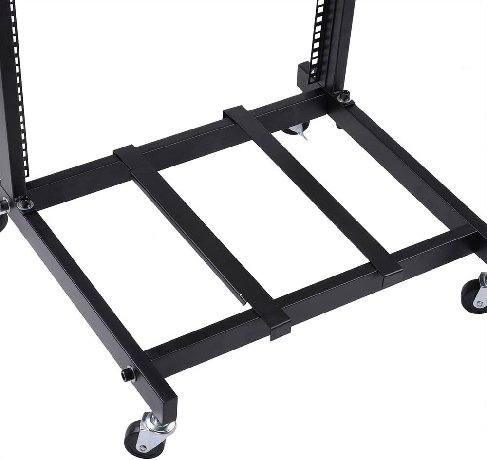 Adjustable Rack Mount Rolling DJ Mixer Stand 12U X688