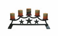 Pinecone Fireplace Pillar Candle Holder J431