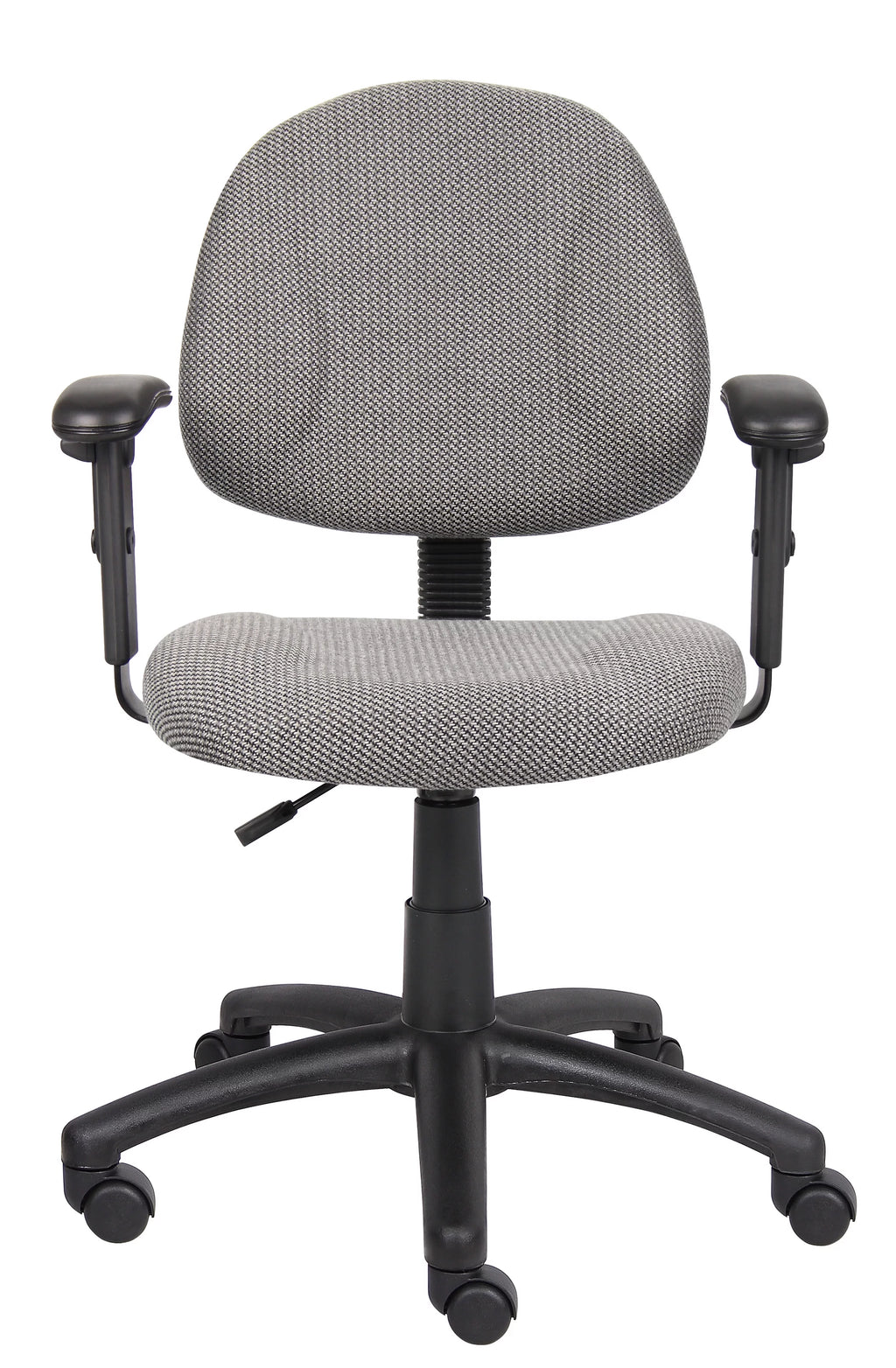 Grey Adjustable Office Task Chair with Adjustable Arms L90527