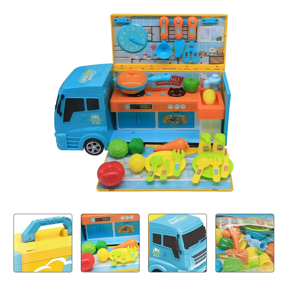 Food Truck Toy Pretend Play Toy O790