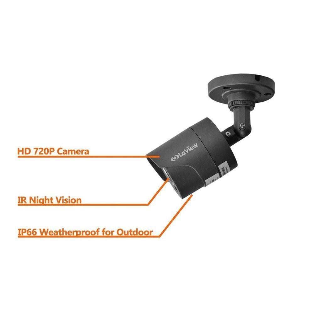 6 HD 720p Security Camera System, 8 Channel CCTV U7273