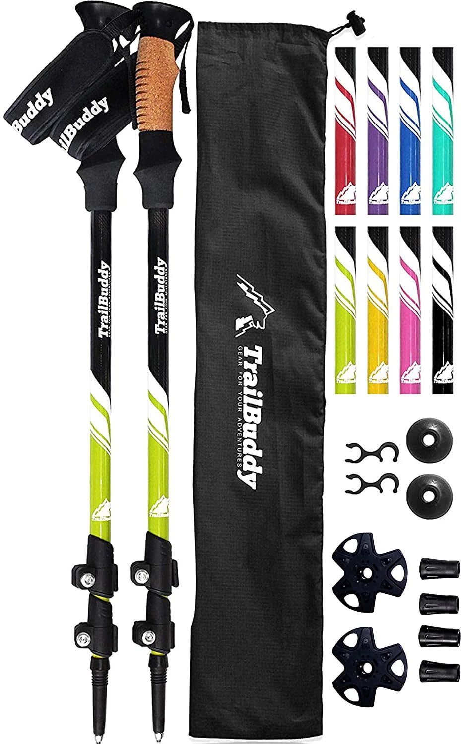 Lightweight Aluminum Adjustable Trekking Poles X6859