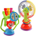 Baby Rattle Toys with Suction Cup Grab Shaker and Spin F458005