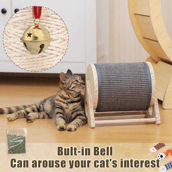 Cat Scratching Post Exercise Wheel H841740