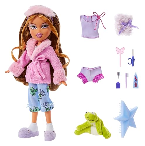 Fashion Doll with 2 Sets of Pajamas, Plush, and Accessories I5550