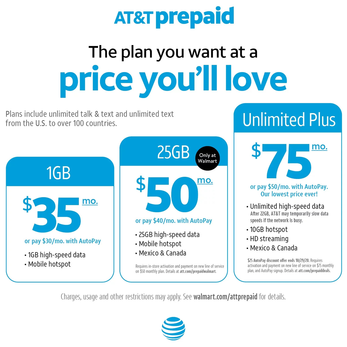 AT&T PREPAID $25 Top Up V5935