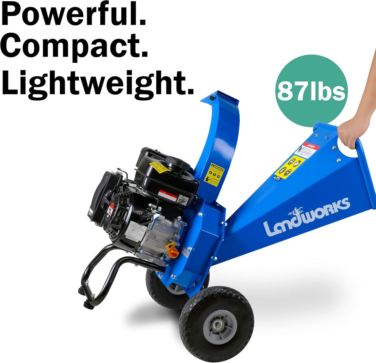 7HP 3 Inch Heavy Duty Wood Chipper Shredder Mulcher Y905