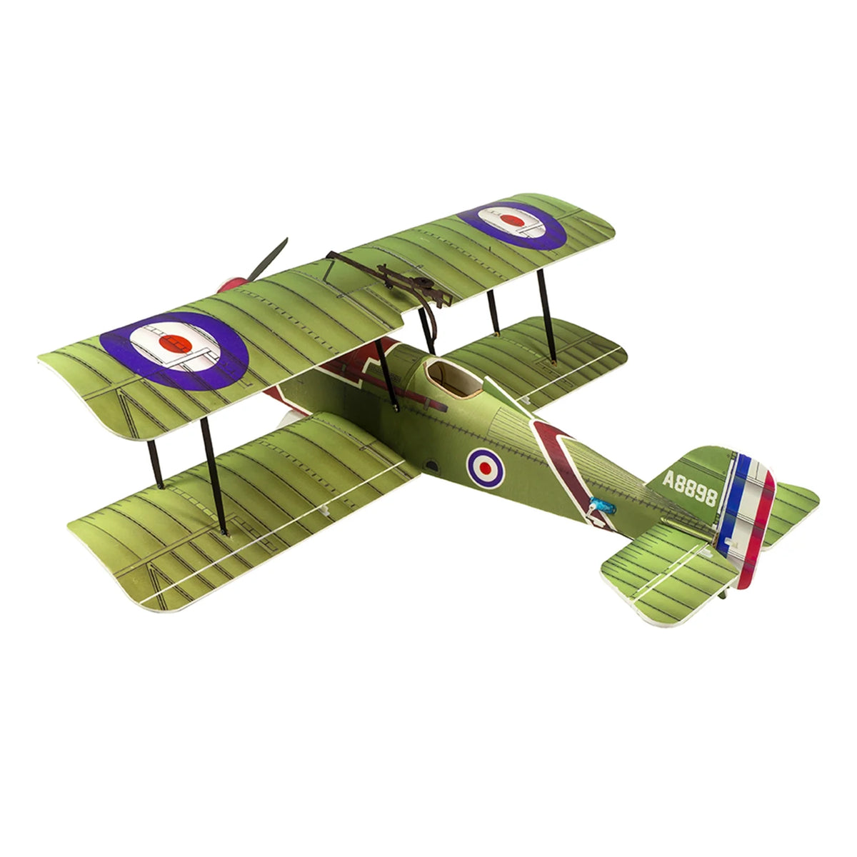 800mm Wingspan Foam Remote Control Airplane Biplane Warbird KIT W559