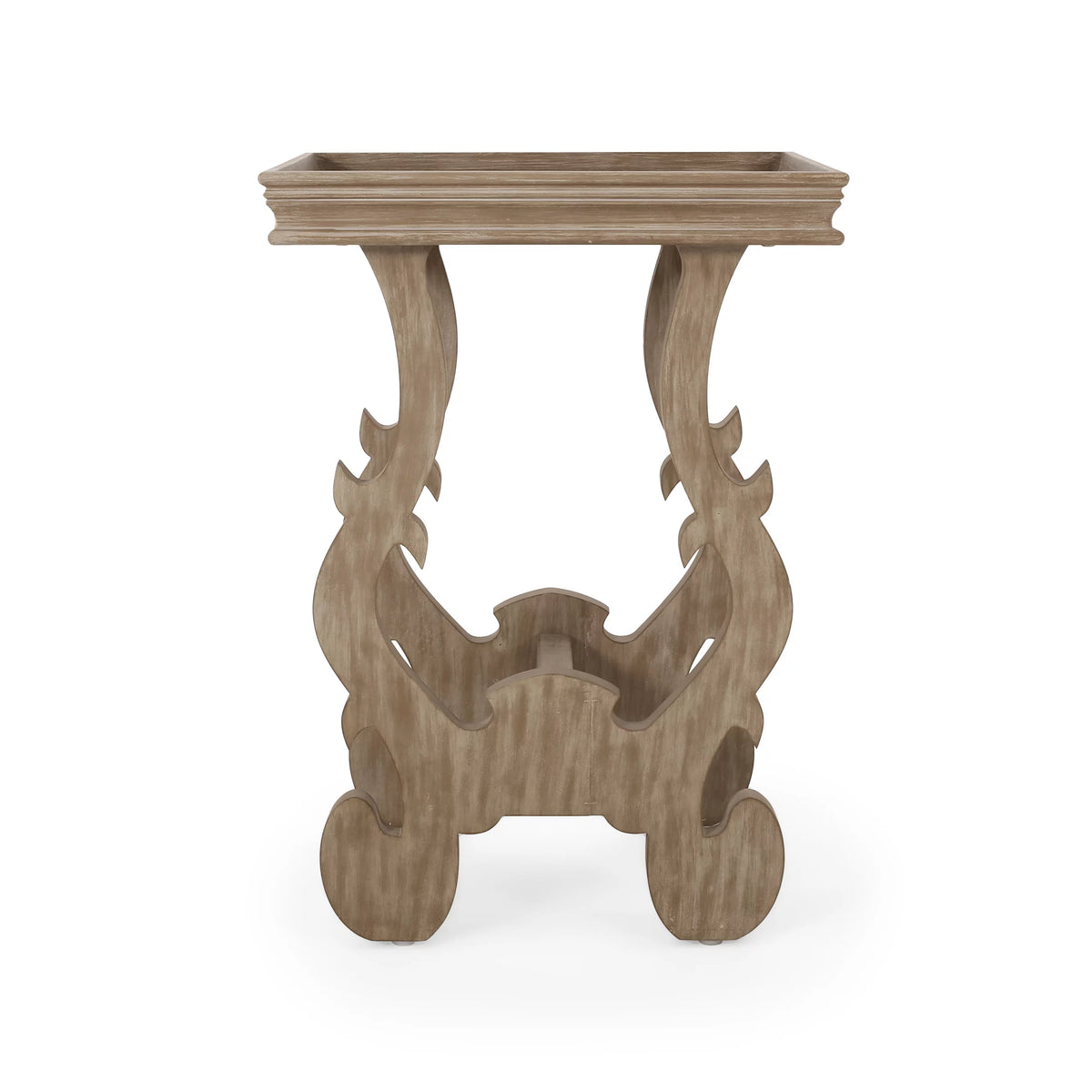 Faux Wood Accent Table Z56179