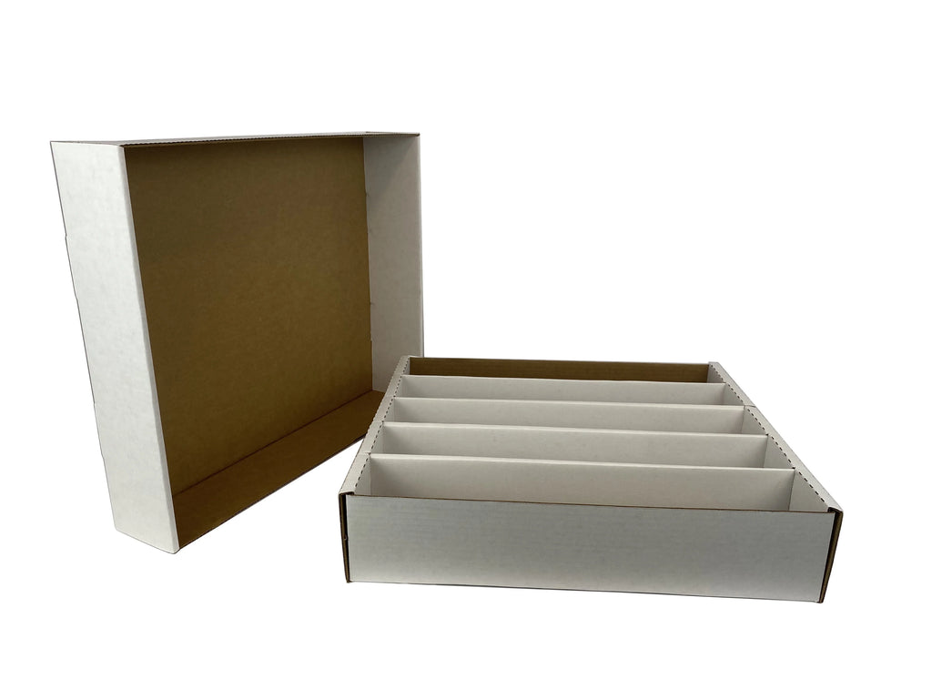 25 - 5000ct 5-Row Cardboard Trading Card Storage Boxes X184710
