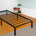 Queen Storage Metal Platform Bed Frame Y36446