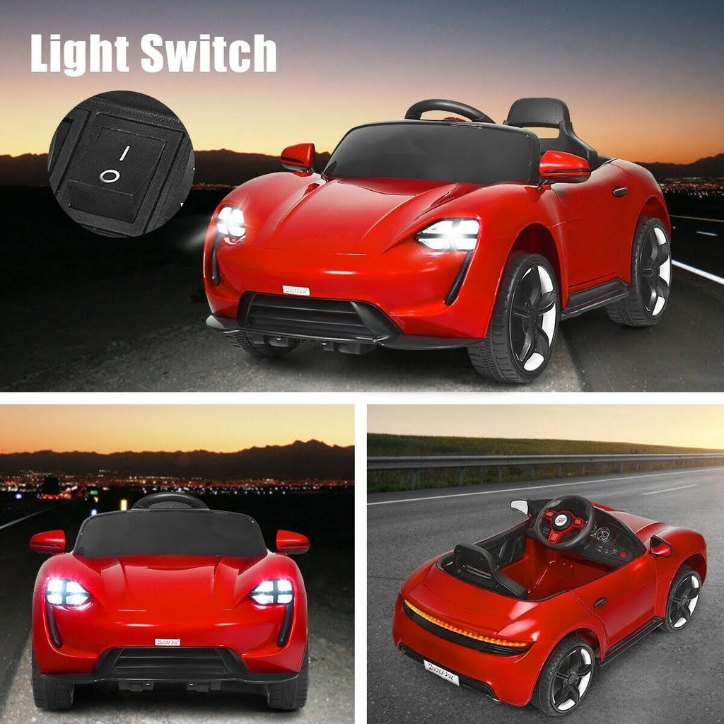 Red 12V Kids Ride on Car with MP3 and LED Light M977242