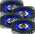 4x6 in 3-Way Coaxial Car Speakers 4 Ohm D167