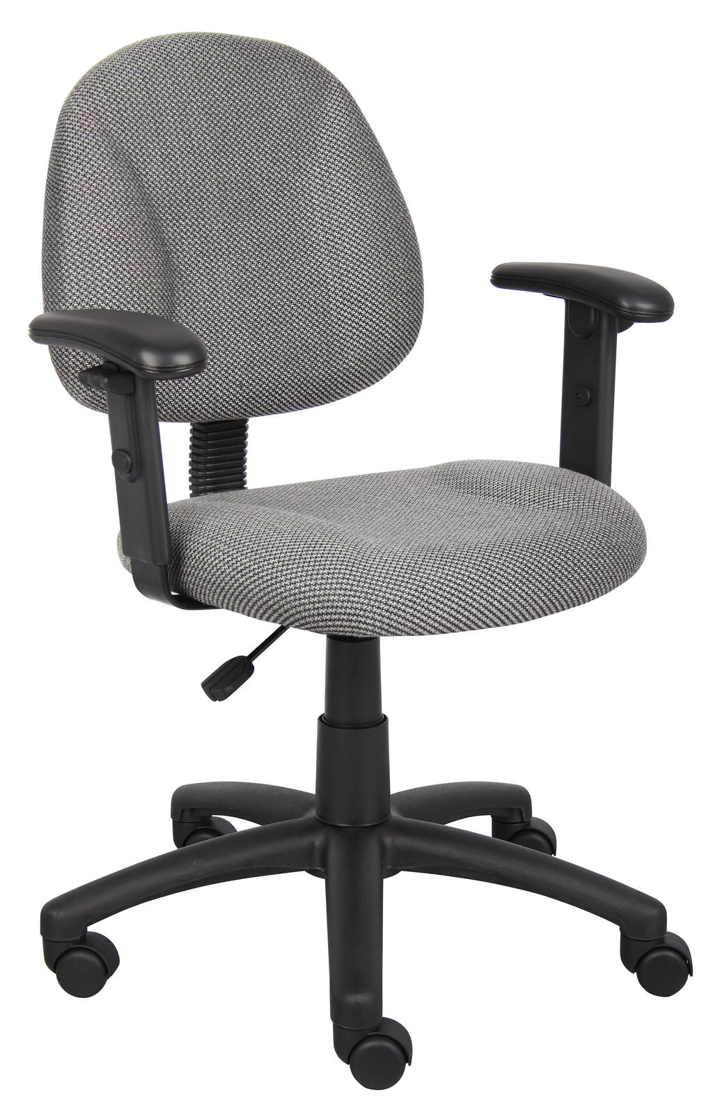 Grey Adjustable Office Task Chair with Adjustable Arms L90527