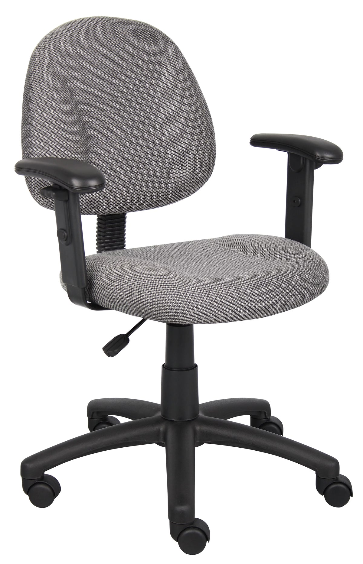 Grey Adjustable Office Task Chair with Adjustable Arms L90527