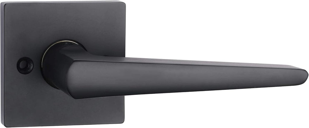 Matte Black Handleset with Deadbolt Z9349