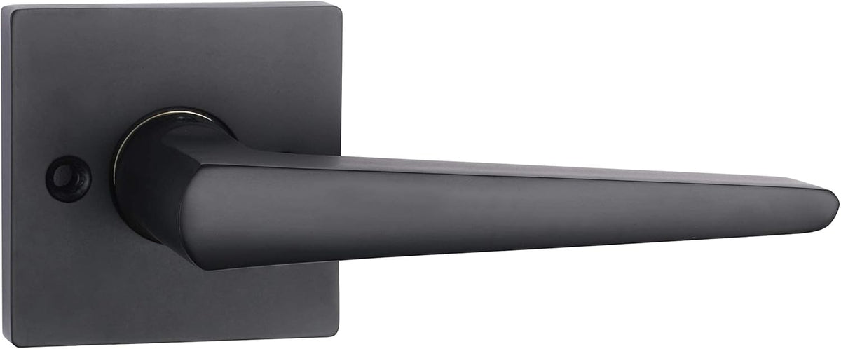 Matte Black Handleset with Deadbolt Z9349