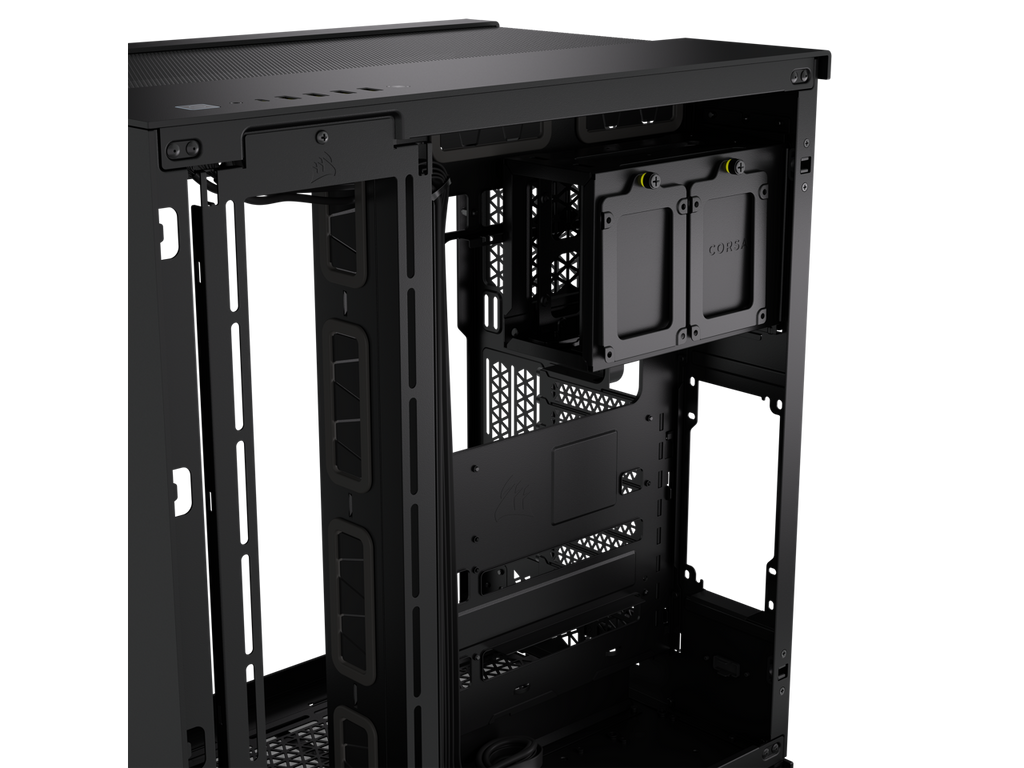 Black Super Mid-Tower Tempered Glass Airflow Case S7129