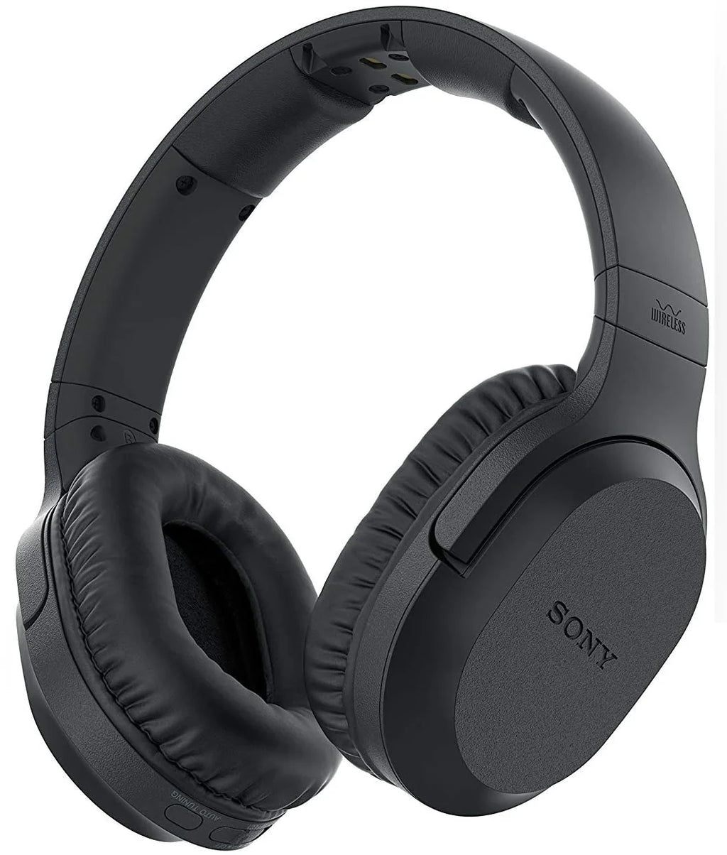 Wireless Over Ear Headphones with Transmitter Dock and RCA Plug Y-Adapter U780376