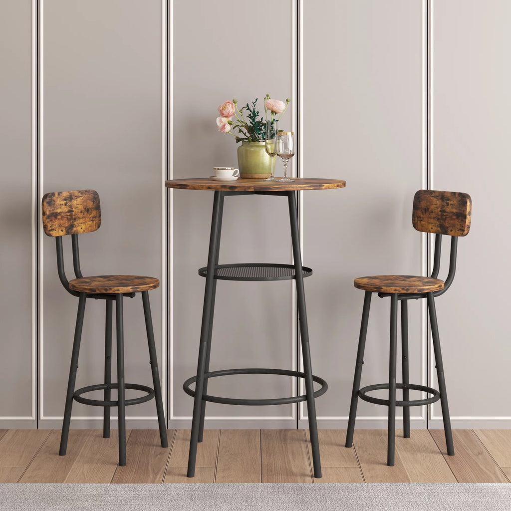 Bar Table with 2 Bar Stools G7166