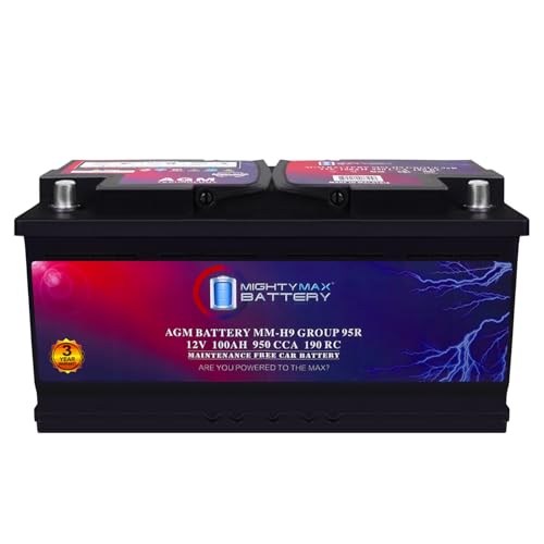 AGM Car Battery 12V 60 AH 680 CCA BCI Group Size 47 D327804