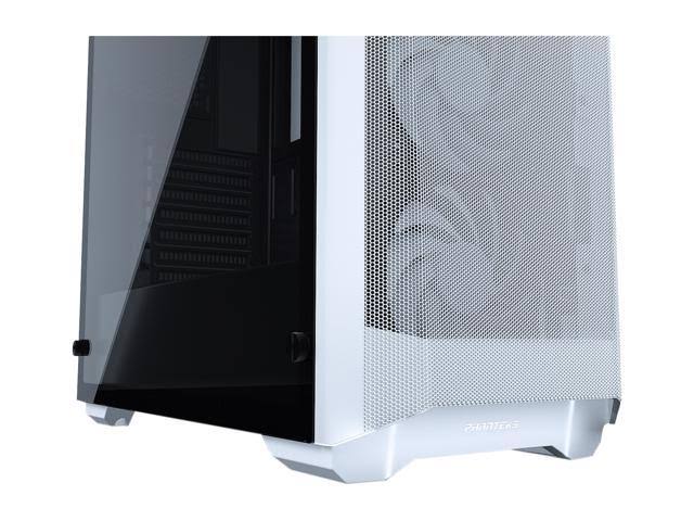 White Steel Tempered Glass ATX Mid Tower Computer Case X845171