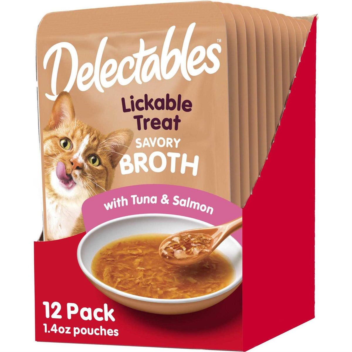 Chicken Savory Broths Lickable Cat Treat W16639