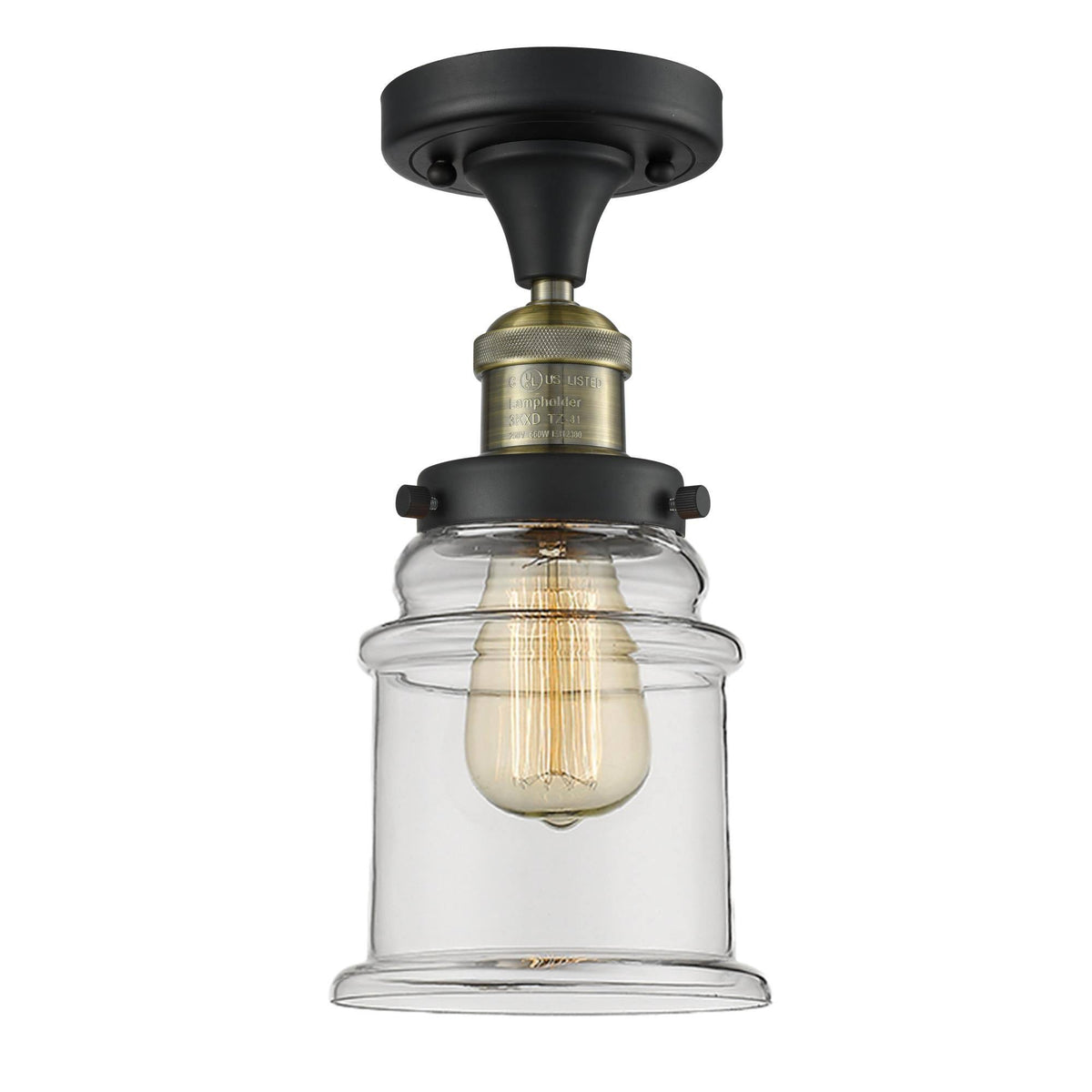 1 Light Semi-Flush Mount J456